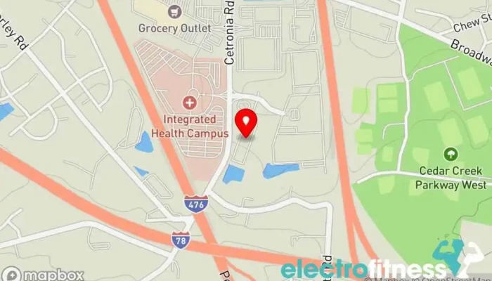 map of 10th Planet Jiu Jitsu Allentown Martial arts school in Allentown
