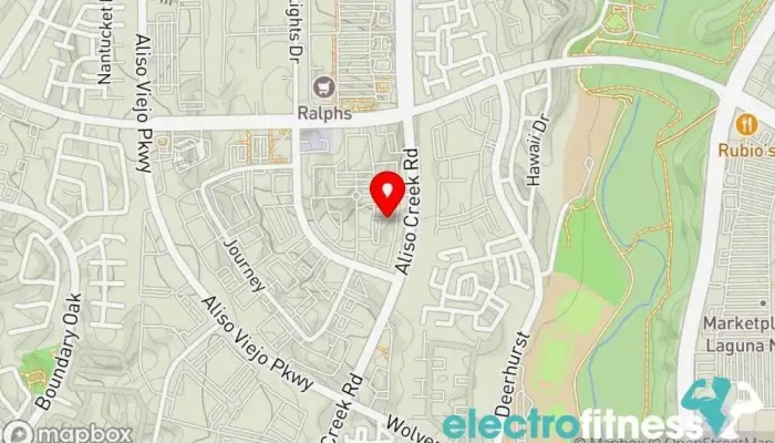 map of 24 Hour Fitness Gym, Fitness center, Yoga studio in Aliso Viejo