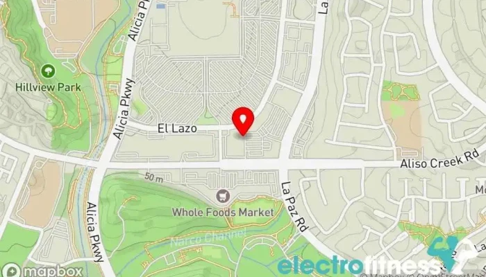 map of 24 Hour Fitness Gym, Fitness center, Indoor cycling, Personal trainer, Sauna, Yoga studio in Laguna Niguel