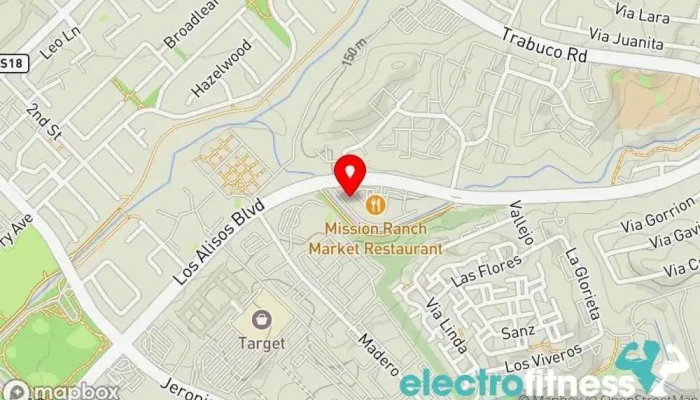 map of 24 Hour Fitness Gym, Fitness center, Personal trainer, Yoga studio in Mission Viejo