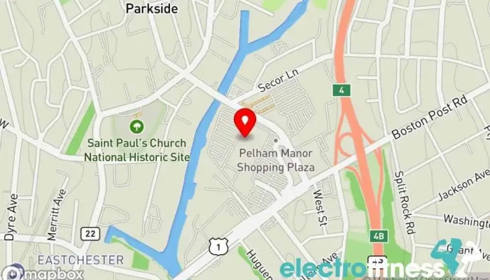 map of 24 Hour Fitness Gym, Fitness center, Indoor cycling, Indoor swimming pool, Personal trainer, Sauna, Yoga studio in Pelham