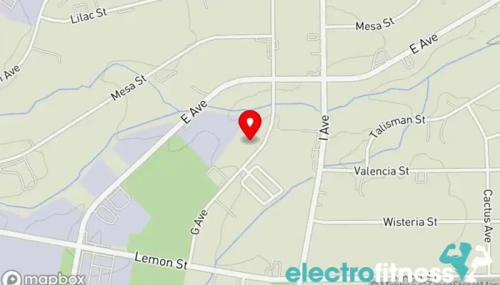 map of 360 FreeStyle Gymnastics Gymnastics center in Hesperia
