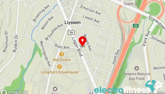 map of 360 Wellness Medical spa in Altoona