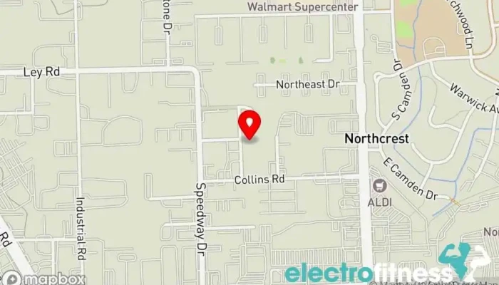 map of 3D Fitness Gym in Fort Wayne
