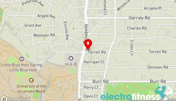 map of 5th Line Movement and Fitness Fitness center, Personal trainer, Physical fitness program, Pilates studio, Yoga studio in Alamo Heights