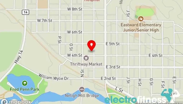 map of 719 Fitness Center Gym in Neligh