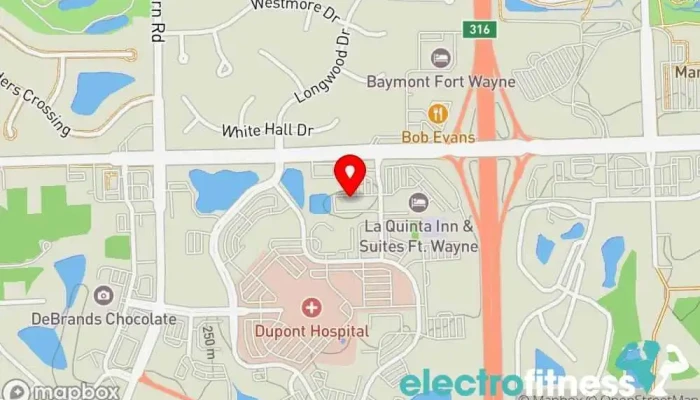 map of 9Round Fitness Gym, Boxing club, Boxing gym, Fitness center, Kickboxing school, Personal trainer, Physical fitness program in Fort Wayne