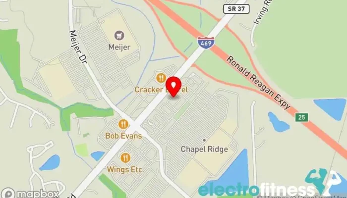 map of 9Round Maysville Road Gym, Boxing club, Boxing gym, Fitness center, Kickboxing school, Personal trainer, Physical fitness program in Fort Wayne