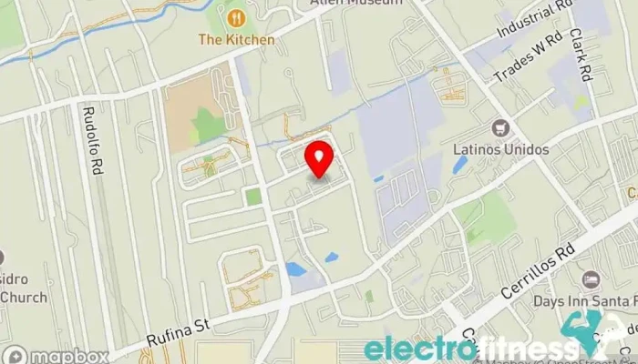 map of A B's Exclusive Fitness Personal trainer, Basketball club, Gym, Nutritionist in Santa Fe