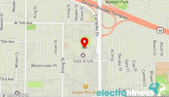 map of A Family Affair Boxing Gym Gym in Westminster