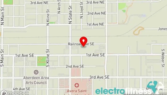 map of Aberdeen Family YMCA Gym in Aberdeen