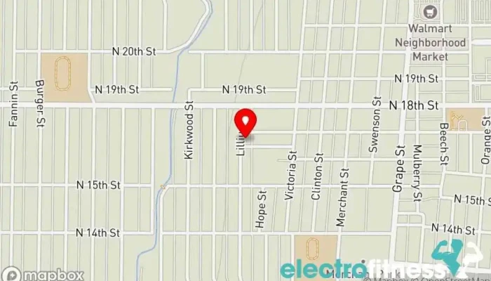 map of Abilene Boxing Club Physical fitness program in Abilene