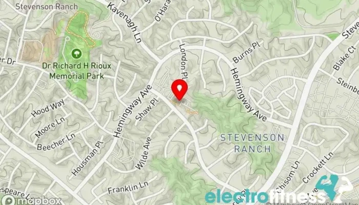 map of Ace In Home Personal Fitness Training Personal trainer, Nutritionist, Weight loss service, Women's personal trainer in Stevenson Ranch