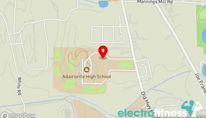 map of Adairsville Tigers Gym Gym in Adairsville