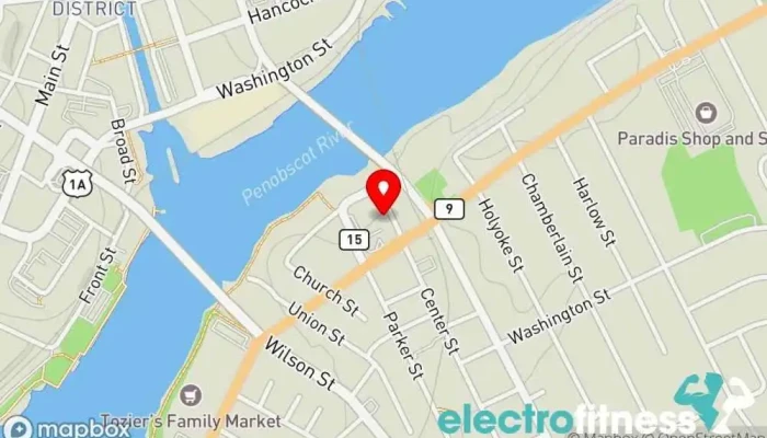 map of Adam Clark Fitness Personal trainer, Women's personal trainer in Brewer