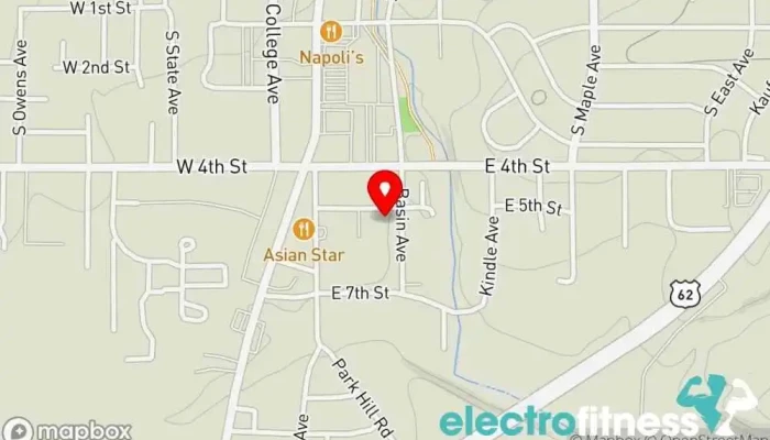 map of Aerofit Healthclub Gym, Fitness center, Personal trainer in Tahlequah