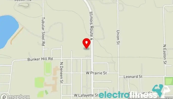 map of Ageless Fitness-Staunton Fitness center, Personal trainer in Staunton