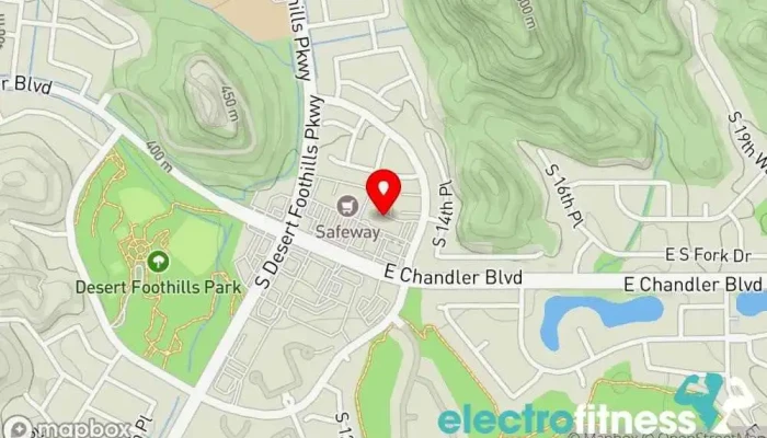 map of Ahwatukee Pilates & Wellness Pilates studio in Phoenix