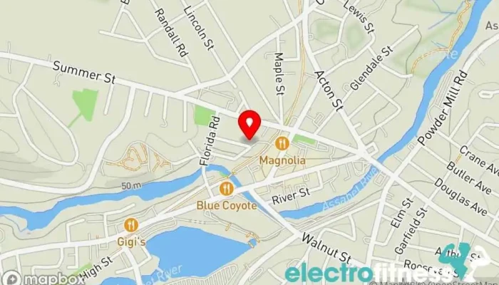 map of Aim for Fitness Personal trainer in Maynard