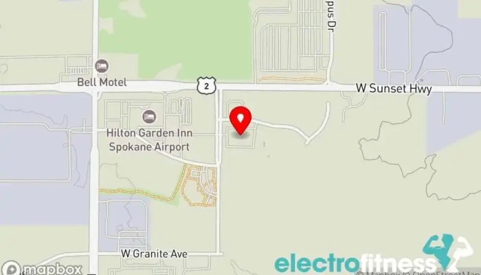 map of Airway Fitness Gym, Fitness center in Spokane