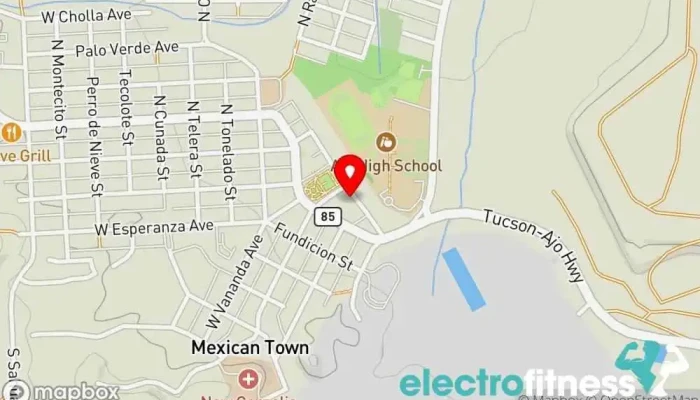 map of Ajo Fitness Gym in Ajo