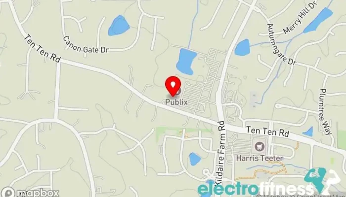 map of AKtivate Fitness Boxing gym, Fitness center, Gym in Cary