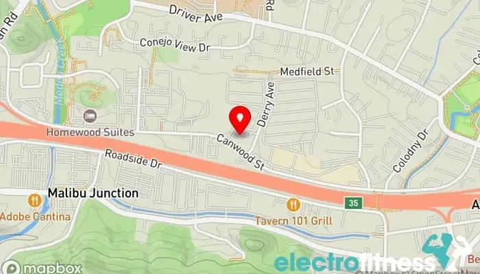 map of Akxe Jiu Jitsu Academy Martial arts school in Agoura Hills