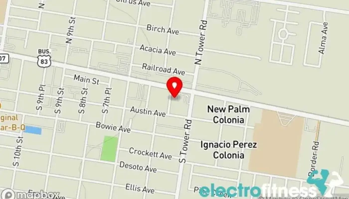map of Alamo Fitness Center Gym in Alamo