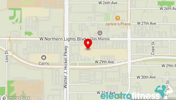 map of Alaska Home Fitness Equipment Exercise equipment store in Anchorage
