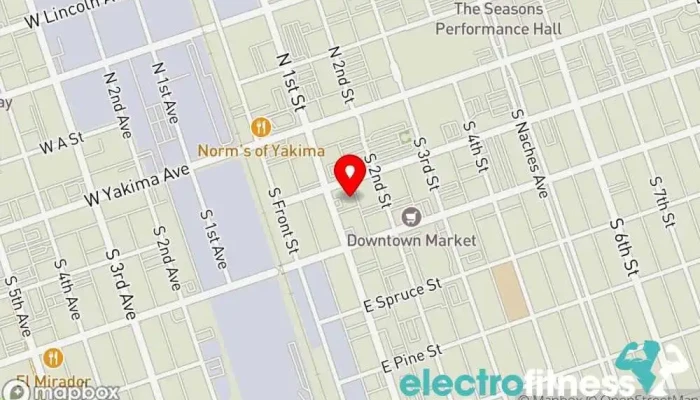 map of Align Pilates And Fitness Yakima Fitness center in Yakima