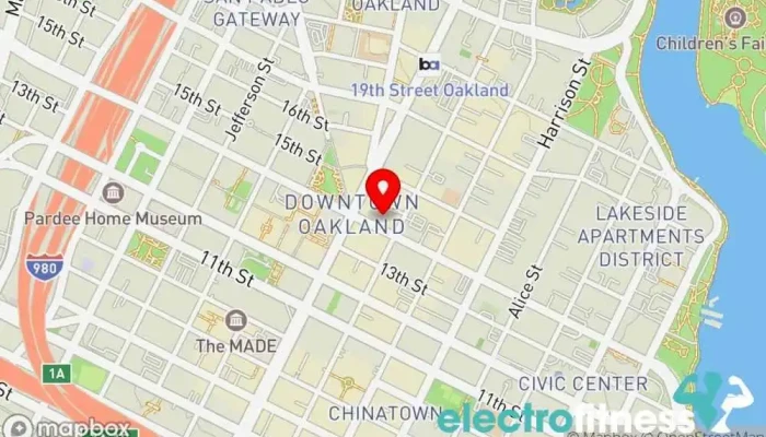map of ALISON ROESSLER FITNESS Gym, Massage spa, Personal trainer, Women's personal trainer in Oakland