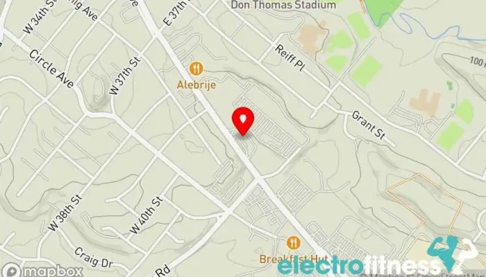 map of All Abilities Fitness Center Fitness center in Reading