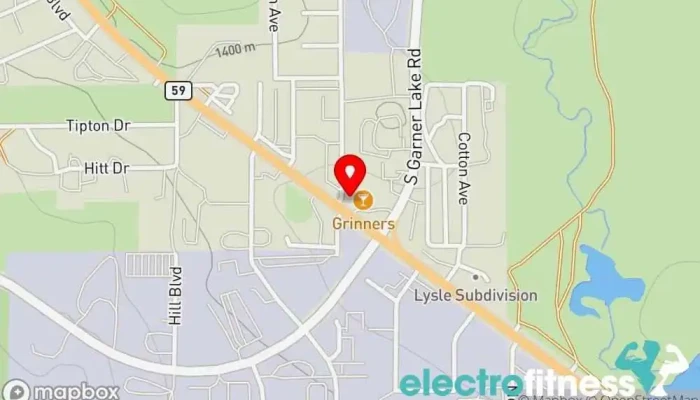 map of allDimensions Fitness Center Gym in Gillette