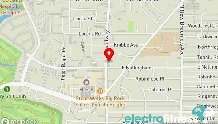 map of Alloy Personal Training Alamo Heights Personal trainer in San Antonio