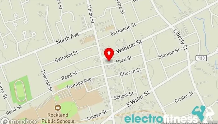 map of alpha health club Gym in Rockland