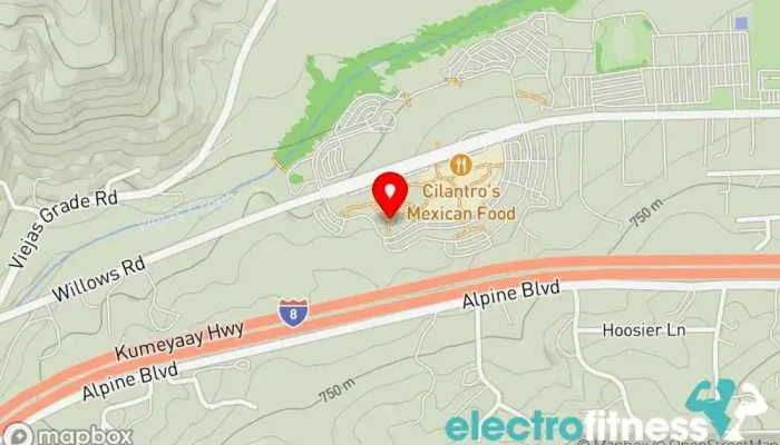 map of Alpine Ranch CrossFit Gym in Alpine