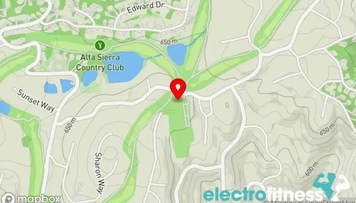 map of Alta Sierra Country Club Golf course, Country club in Grass Valley