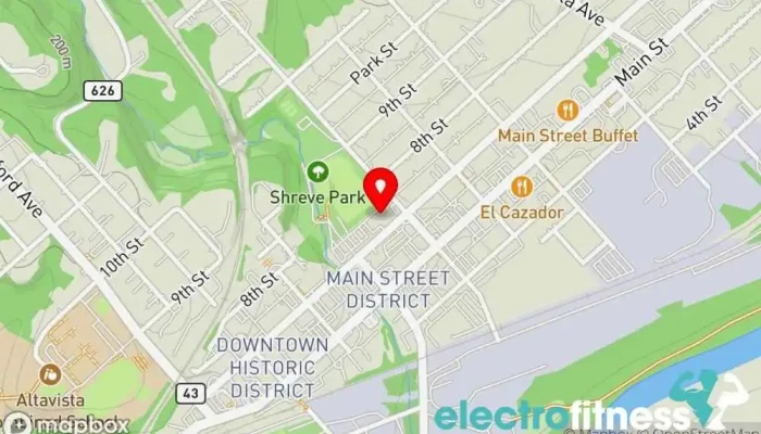map of Altavista Area YMCA Non-profit organization in Altavista