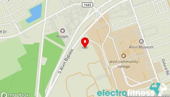 map of Alvin Recreation Center Recreation center in Alvin