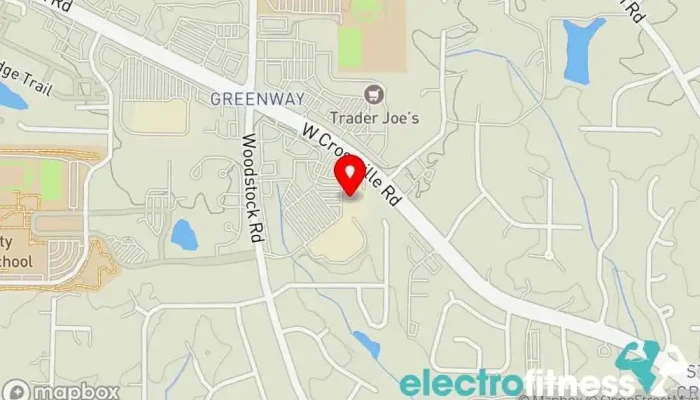 map of American Fitness Center West Roswell Fitness center, Gym, Holistic medicine practitioner, Juice shop, Spa and health club in Roswell