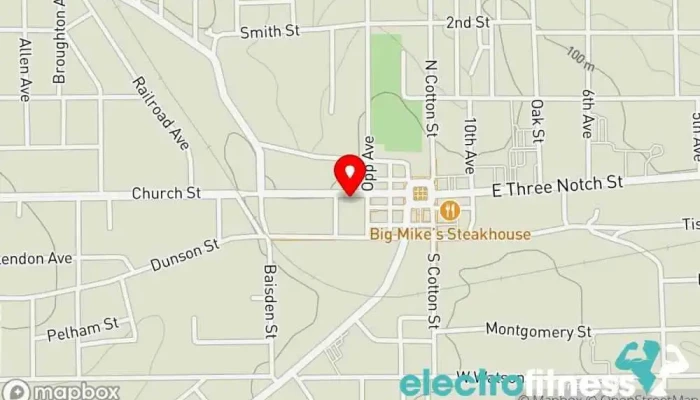 map of Andalusia Health & Fitness Fitness center in Andalusia