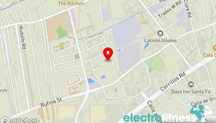 map of ANK - Santa Fe Muay Thai Muay Thai boxing gym, Boxing gym, Gym, Judo school, Jujitsu school, Martial arts school, Personal trainer in Santa Fe