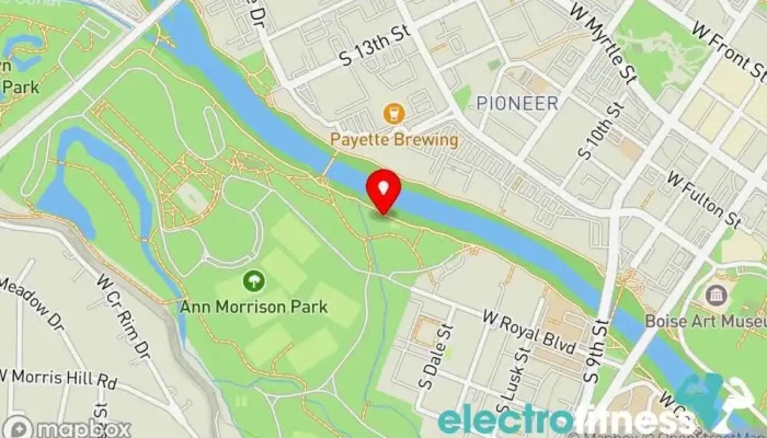 map of Ann Morrison Park Outdoor Gym Gym in Boise