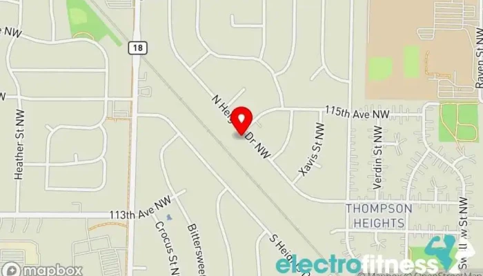 map of Answers Not Excuses Fitness Training Personal trainer, Fitness center, Physical fitness program, Weight loss service, Wellness program in Coon Rapids