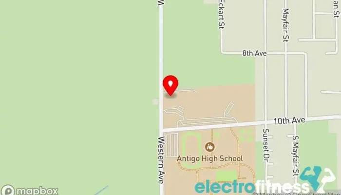 map of Antigo Penguins Swim Team Swim club, Indoor swimming pool, Public swimming pool, Swimming instructor, Swimming pool in Antigo