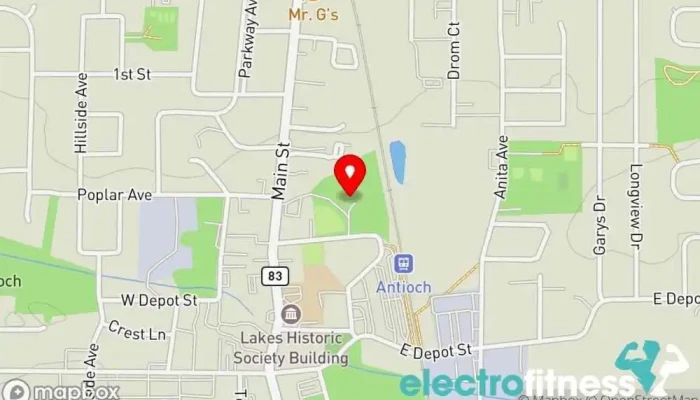 map of Antioch Aqua Center Swimming facility, Public swimming pool in Antioch