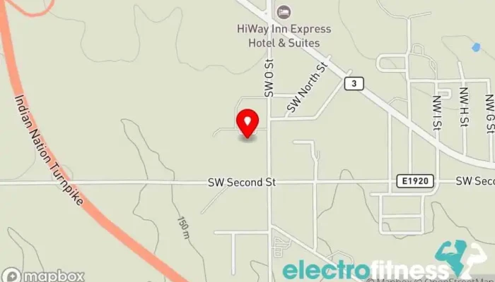 map of Antlers Wellness Center Physical fitness program in Antlers