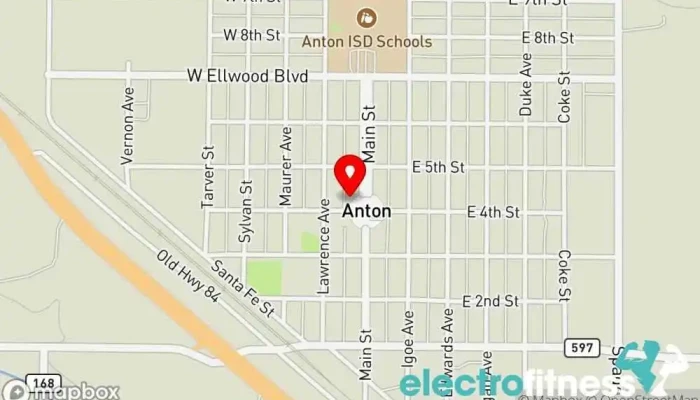 map of Anton  in Anton