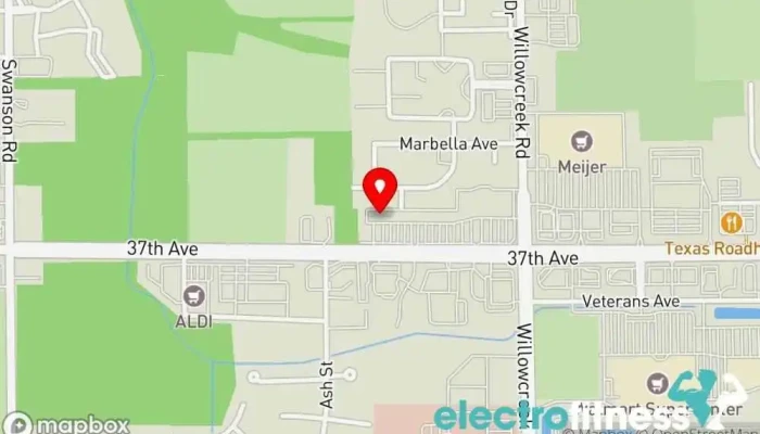 map of Anytime Fitness Gym, Fitness center, Personal trainer, Physical fitness program, Weightlifting area, Women's personal trainer in Portage
