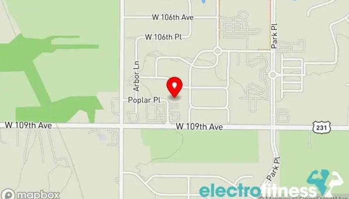 map of Anytime Fitness Gym, Fitness center, Personal trainer, Physical fitness program, Weightlifting area, Women's personal trainer in St John